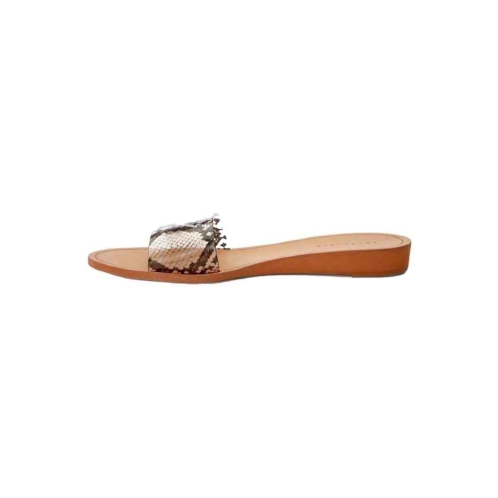 Anthropology Sanctuary Rejoice Snake Print Slide Sandals 8.5 new - Picture 2 of 3
